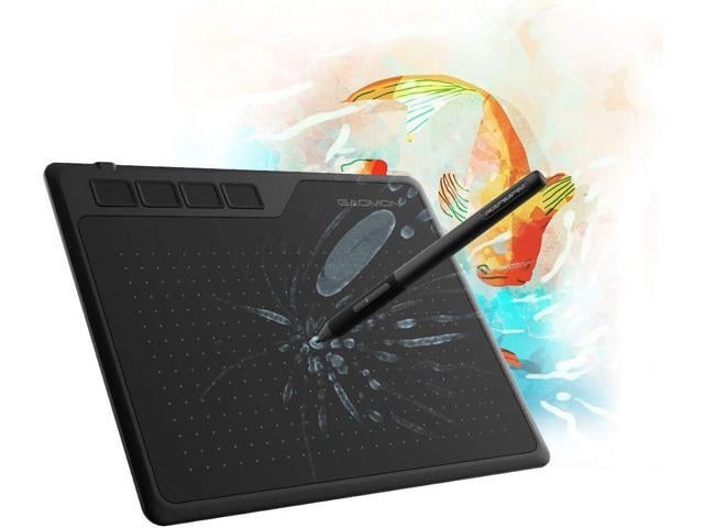 GAOMON S620 Drawing Tablet 6.5 x 4 Inch Graphics Tablet with 8192 Passive Pen 4 Customizable ExpressKeys for Digital Art, Painting, OSU Playing,...