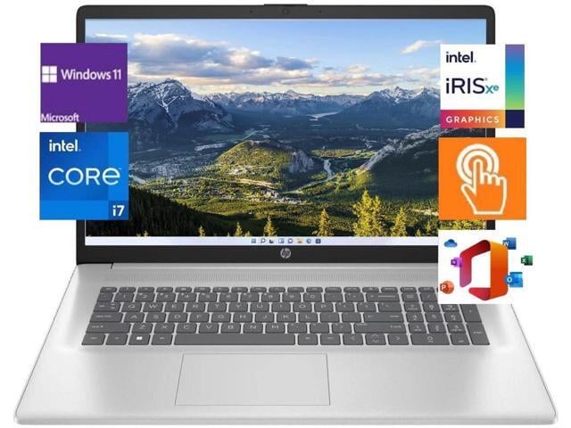 HP 17.3' HD+ Touchscreen Laptop,Intel Core i7-1355U,32 GB RAM,1 TB PCIe SSD,Win 11 Home,1 year Microsoft Office