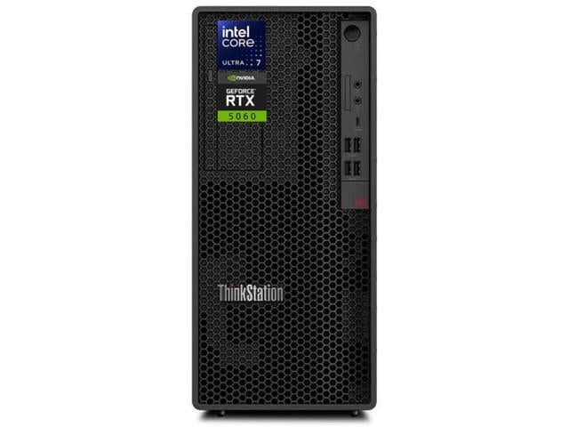 Lenovo ThinkStation P2 Gen 2 Tower Workstation,Intel Core Ultra 7 265 Processor,NVIDIA GeForce RTX 5060,16 GB DDR5 RAM(2 x 8GB),1 TB SSD(2 x...