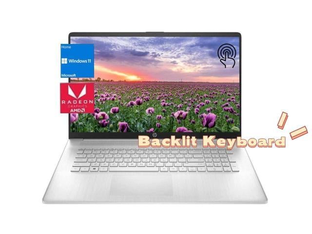 HP 17.3' HD+(1600 x 900) Touch Laptop, AMD Ryzen 5 7530U(Beats i7-1165G7) Processor, 12GB RAM, 512GB SSD, Wi-Fi 6 and Bluetooth 5.3, Backlit...