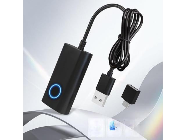 Portable Mouse Jitter Simulator Anti-Sleep Device for PC/Laptop Auto-Clicker Game Auto-Play No Software Required Plug And Play