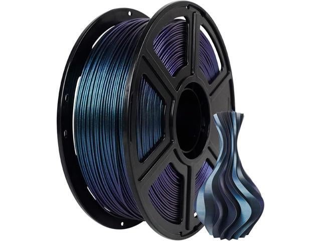 FLASHFORGE PLA Filament 1.75mm +/- 0.02mm Burnt Titanium, Color Changeable 3D Printer Filament 1kg (2.2lbs), Chameleon Changing Colors with Light,...