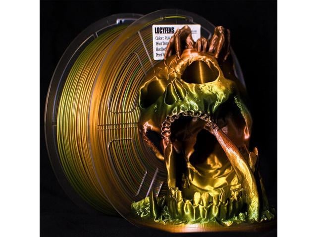 3D Printer Filament, PLA Filament 1.75mm, Vintage Metal Rainbow PLA Filament, +/- 0.02mm, 3D Printing Filament 1kg/2.2lbs