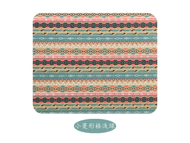 Small Mouse Pad Cute Retro Style Creativity Mouse Pad Small Persian Carpet Laptop Keyboard Disk Mouse Pad Table Mat Gaming Desk(230x190mm)