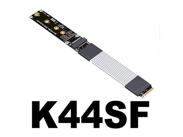 M.2 N-VMe Ultra SSD Extension Cable Solid State Drive Riser Card Extension Support M2 to PCI Express 5.0 X4 PCI-E(K44SF)(25CM)