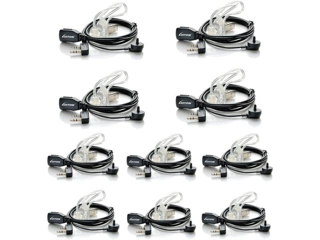 Walkie Talkie Earpiece with Mic for BaoFeng Radio Retevis Headset for Baofeng UV-5R BF-888S Arcshell Retevis H-777 RT21 RT22 Kenwood 2 Way Radio by...
