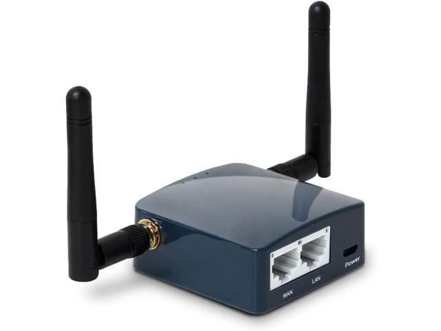 GL. iNet GL-AR300M16-Ext Portable Mini Travel Wireless Pocket Router - WiFi Router OpenWrt 2 x Ethernet Ports OpenVPN/Wireguard VPN for Public...