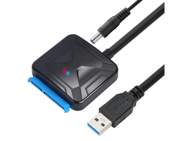 VCOM SATA to USB Adapter, USB 3.0 to SATA Cable for 3.5 2.5 Inch SSD HDD SATA III Hard Drive Disk, Support UASP Compatible with USB 1.1/2.0/3.0...