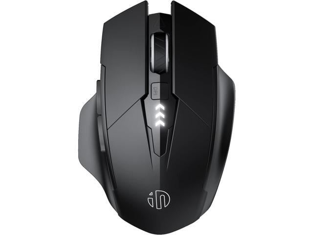 INPHIC Bluetooth Mouse for Laptop, Upgraded Visible Battery, 2400 DPI, Silent Ergonomic Computer Mouse Wireless, Mac, PC etc.