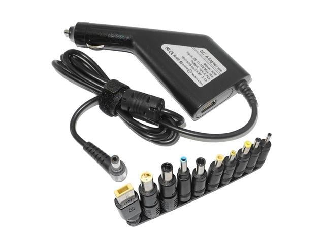 90W Universal Car Laptop Charger for Notebook Computer Power Supply Adapter 5V 2A USB Charger