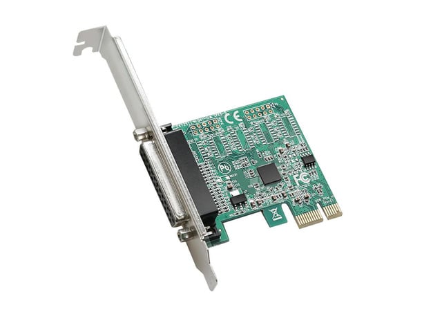 DIEWU Parallel Card Printer DB25 Parallel Ports and LPT connectors for PCI-E card with PCI Express connector adapter converter