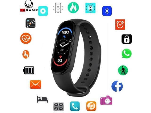 Xiaomi M6 Smart Watch Men Women Heart Rate Monitor Blood Pressure Fitness Tracker Smartwatch Sports Bracelet Clock For Xiaomi iOS