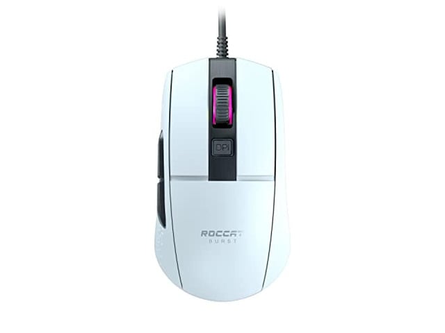 ROCCAT Burst Core Ultralight Optical Core Gaming Mouse White Simple Package Brown Box Only (Lightweight 68g, Titan Switch Optical, Optical PixArt...