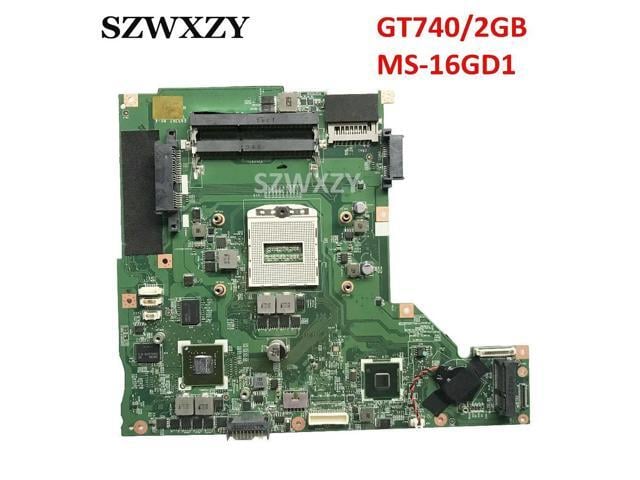 For CX61 Laptop Motherboard MS-16GD1 VER:1.1 Socket PGA947 GT740/2GB GPU