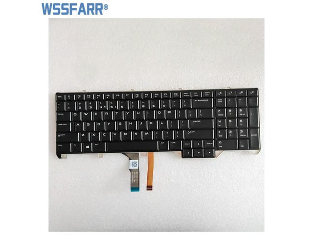 Laptop US Layout Keyboard For For 17 R2 R3 With Backlit