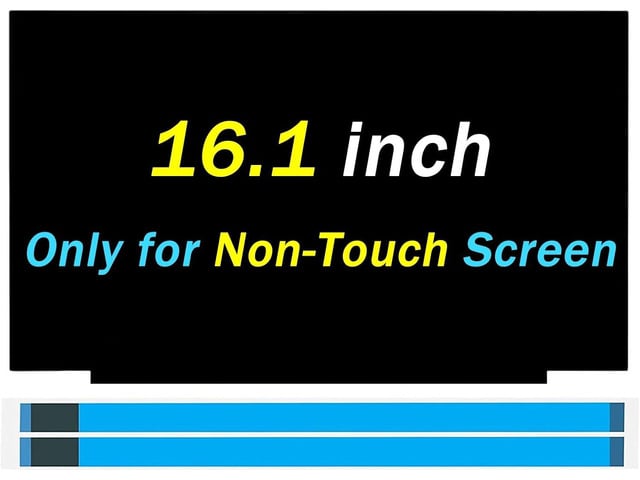 HP 16.1' Screen Replacement for HP Victus Gaming 16-d0000 144HZ 40PINS 1920x1080 LCD LED Laptop Display Panel(Only for Non-Touch Screen)