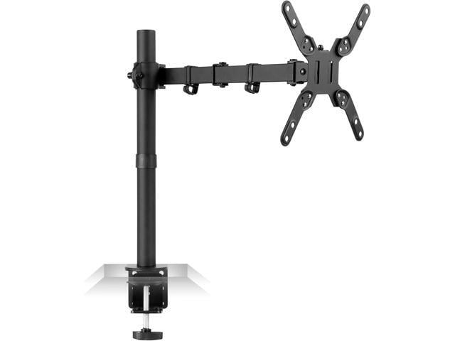 Mount-It! Large Monitor Desk Mount, VESA 200, up to 42' Full motion arm with clamp and grommet base fits large and ultrawide monitors.