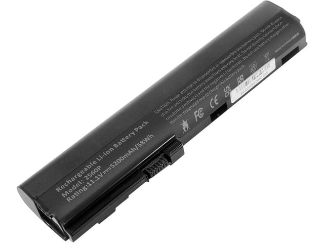 HP Futurebatt New 5200mAh Laptop Battery for HP Elitebook 2560p 2570p SX03 SX06 632423-001 HSTNN-DB2K
