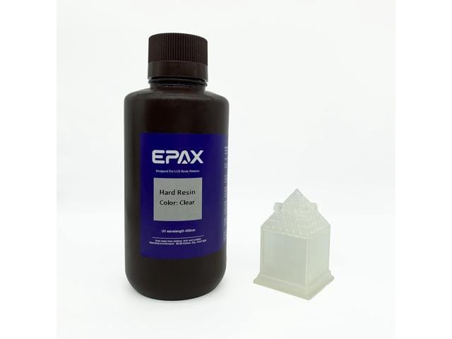 EPAX 3D Printer Hard Resin for LCD 3D Printers, 1KG Clear