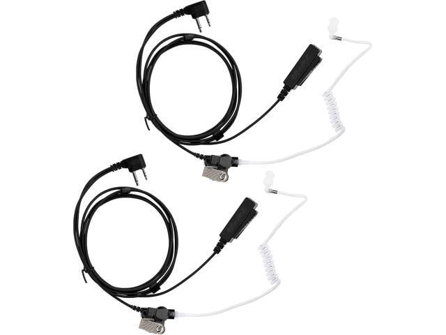 ERIPHA Earpiece for Midland GXT1000VP4 Walkie Talkie 2 Way Radio Surveillance Security Headset Acoustic Tube Ear Piece with Mic PTT LXT500VP3...