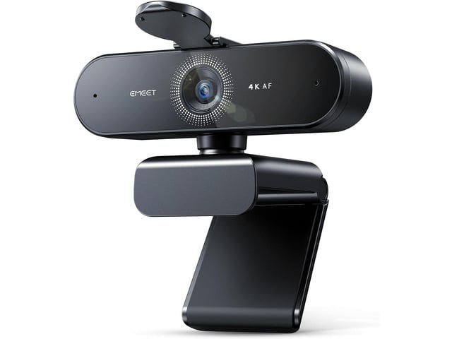 EMEET NOVA 4K Webcam for PC - Ultra 4K HD, PDAF Autofocus, Dual Noise-Cancelling Mics, 73° FOV, Auto Light Correction, USB Plug & Play, Privacy...
