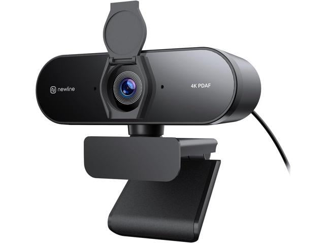 N newline 4K Webcam for PC, PDAF/CDAF Autofocus, 1080P@60FPS, 79° FOV, Auto Light Correction, 2 Noise Reduction Mics, Privacy Cover, USB-A,...