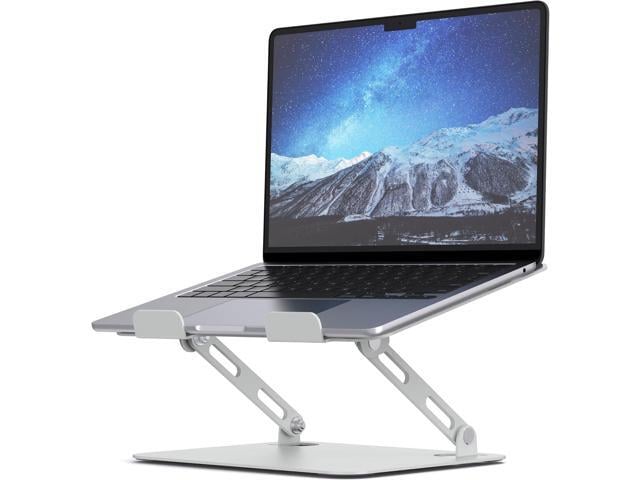 SOUNDANCE Laptop Stand for Desk with Stable Heavy Base, Adjustable Height Multi-Angle, Ergonomic Metal Riser Holder, Foldable Mount Elevator,...