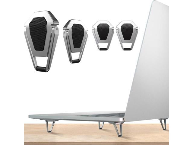 Laptop Stand Portable, Zinc Alloy Invisible Laptop Cooling Pad, Mini Laptop Riser Invisible, Ergonomic Laptop Legs for 12-20 Inches...
