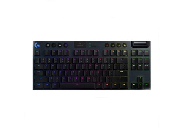Logitech G913 TKL Wireless bluetooth gaming Keyboard, LIGHTSPEED Wireless RGB Mechanical, 87 keys, for Windows 7/macOS 10.11...