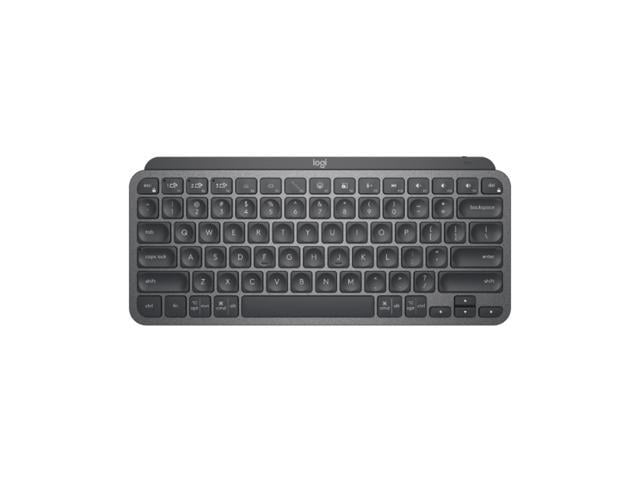 Logitech MX Keys Mini Minimalist Wireless Illuminated Keyboard, Compact, Bluetooth, Backlit, USB-C, Compatible with Apple macOS, iOS, Windows,...