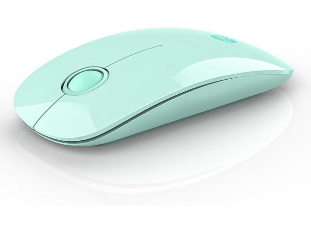 RAPIQUE R306 Wireless Mouse, Green, Bluetooth, USB, 480 hours battery life, 1600 DPI, Compatible with Windows, MacOS, Chromebook, Surface Pro,...