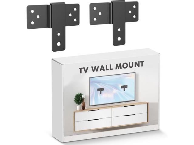 No Stud Ultra Slim Mount - Fits 32-100' TVs, 150lbs Max, LED/LCD Flat Screens & Monitors (Style 1)