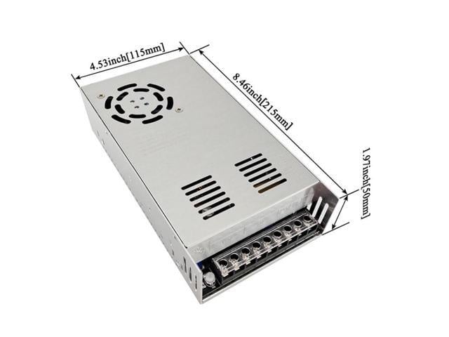 Analog Technologies ALRS24V20AT Versatile 480W Switching Power Supply Converts 110VAC/220VAC to 24VDC 20A for 3D Printers, Computers, and LED Lighting