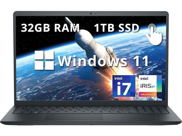 Dell Inspiron 15.6' FHD Touchscreen Business Laptop, Intel Core i7-1355U, 32GB DDR4 RAM, 1TB PCIe SSD, Intel UHD Graphics, 1080p Webcam, Wi-Fi 6,...
