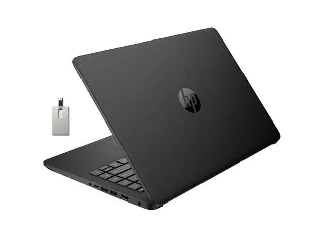 HP Premium 14' Stream HD Laptop, Intel Celeron N4120 CPU, 4GB RAM, 64GB eMMC, Webcam, UHD Graphics, Bluetooth, WiFi, HDMI, 1 Year Office 365, Win...