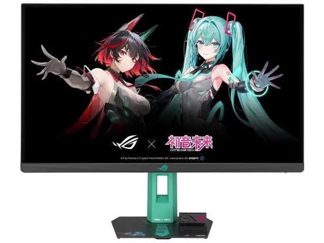 ASUS ROG Strix RO JI x Hatsune Miku Edition Monitor 27' 2560x1440, 260Hz OC (144Hz and above), 0.3ms (min.), Fast IPS, ELMB Sync, USB Type-C,...