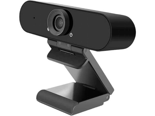 1080p Webcam with Dual Stereo Microphones & Privacy Cover, Full HD USB Desktop Web Computer Camera with Auto Light Correction for Video...