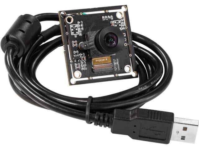 Arducam 100fps Mono Global Shutter USB Camera, 720P OV9281 UVC Webcam Module with Low Distortion M12 Lens Without Microphones, for Computer,...