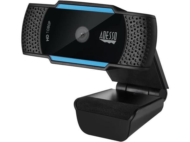 Adesso Cybertrack H5 1080p HD Webcam, Black USB Autofocus, Microphone, 1920 Pixels X 1080 Pixels, 2.1 Mpixels