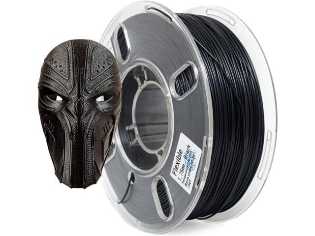TPU Filament PRILINE,98A TPU Flexible Soft 3D Printer Filament 1KG 1.75mm Spool,Black