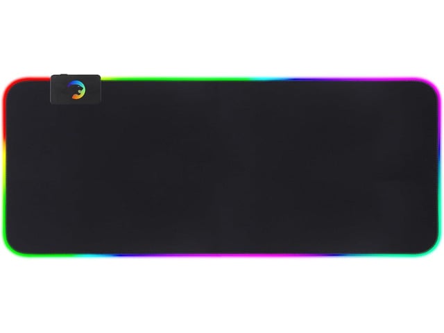 GAMEPOWER GP700 Premium XL RGB Gaming Mouse Pad - Large LED Desk Mat with Water Resistance, Anti-Slip Rubber Base, 14 Lighting Modes, 15.75x15.75...