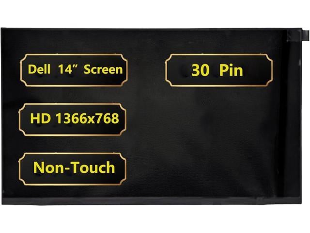Dell Replacement 14 inch Screen for Dell Latitude 3420 3430 3440 5400 5410 5420 5430 Laptop LCD Non-Touch Screen,HD 1366x768,30 Pin,Glossy LCD LED...