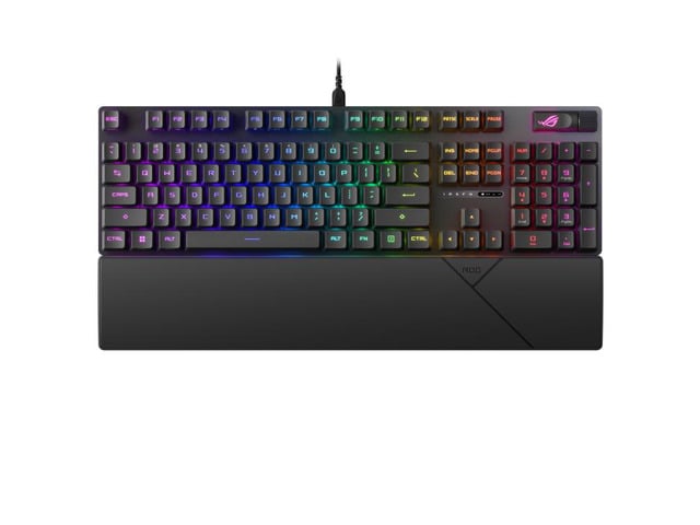 ASUS ROG Strix Scope II RX Gaming Keyboard - IP57-rated,Dampening Foam,Pre-lubed ROG RX Blue Optical Switches,ABS Keycap,multi-function...