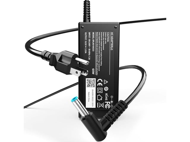 HP 65W Charger Compatible with HP Laptop Charger - 19.5V 3.33A Compatible with HP EliteBook 840 830 850 745 G3 G4 G5 G6,Stream 11 13 14,Pavilion x360...
