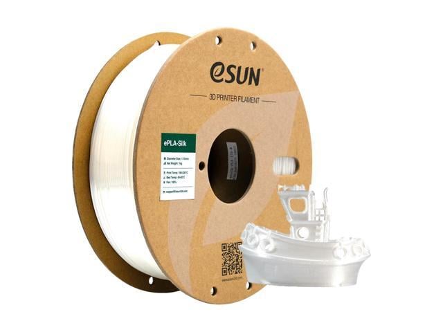 eSUN Silk PLA Filament 1.75mm, Silky Shiny 3D Printer Filament PLA, Dimensional Accuracy +/- 0.05mm, 1KG Spool (2.2 LBS) 3D Printing Filament for...