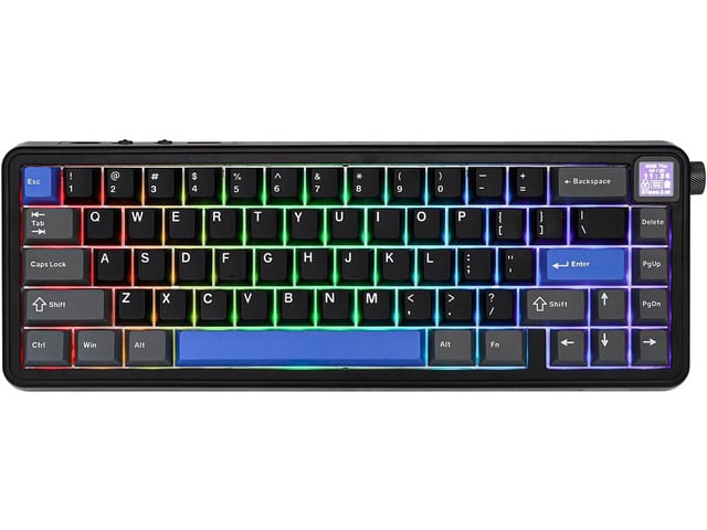 EPOMAKER HE65 Mag Wireless Magnetic Keyboard with Knob and Screen, 8K Polling Rate in 2.4Ghz and Wired, Actuation-Adjustable Hall Effect Switch,...