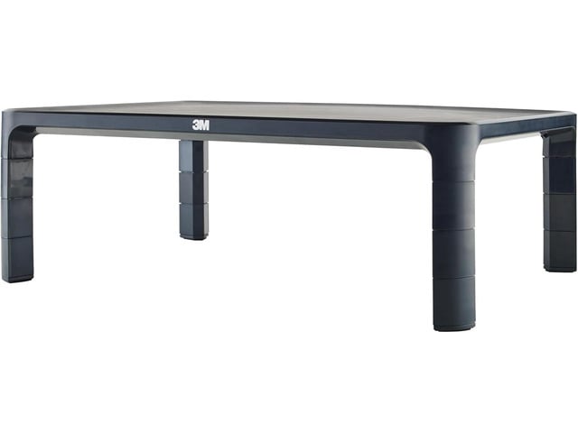 3M Adjustable Monitor Stand for Monitors and Laptops, Three Leg Segments Simply Adjust Height from 1.7' to 5.5', Holds up to 20 lbs, 13.6 in...