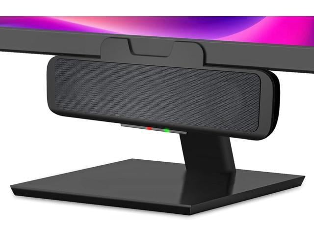 Cyber Acoustics USB Speaker Bar (CA-2890) Stereo USB Powered Speaker, Easily Clamps to Monitor, Convenient Controls