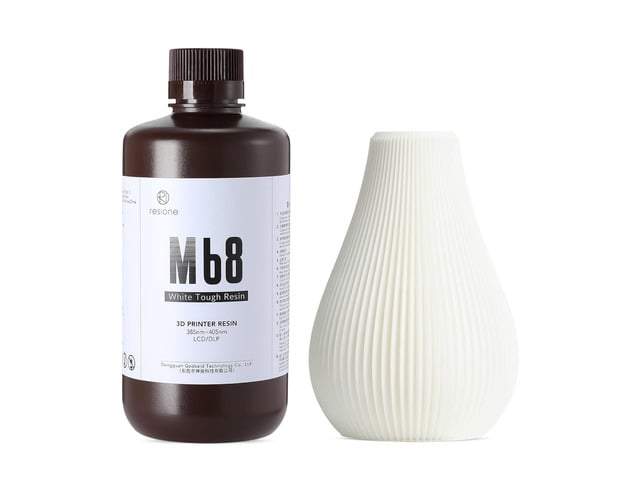RESIONE Tough 3D Printer Resin, M68 ABS Like Tough & Rigid Resin, Not Brittle, Non-Yellowing, High Precision UV Curing Photopolymer 3D Printer...
