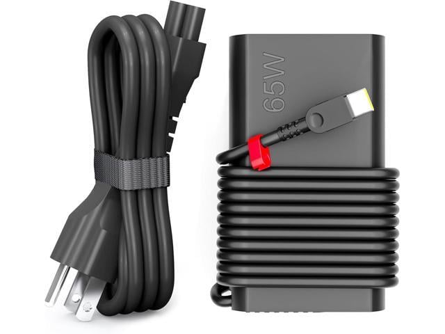 Lenovo WZXHU 2026 Slim 65W USB C Laptop Charger Compatible with Lenovo Thinkpad/Yoga/Chromebook Computer Type C Fast Charging Power Cord Ac Adapter